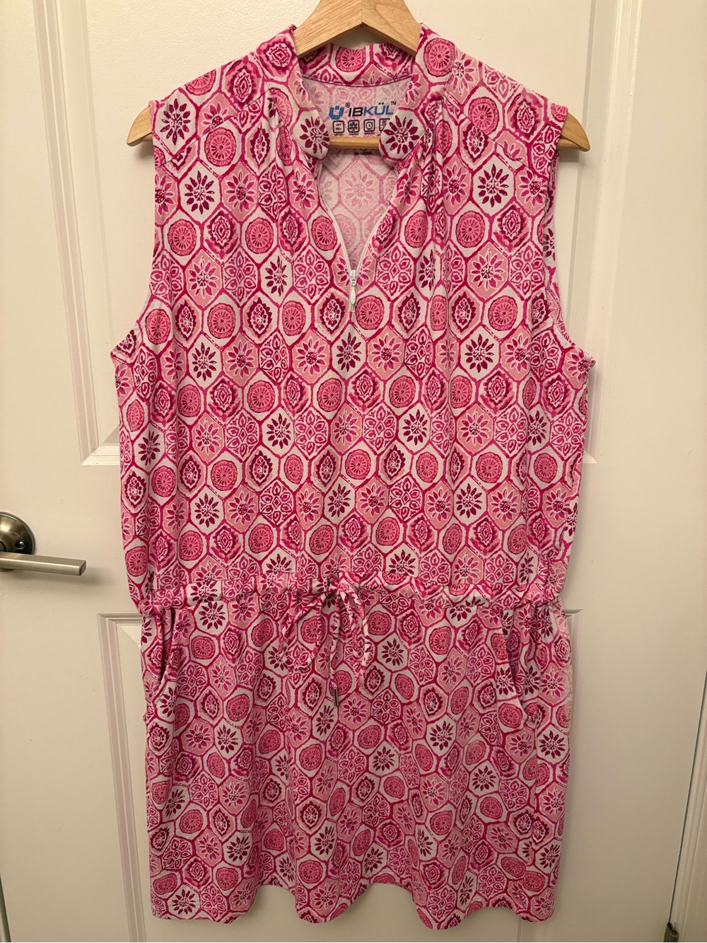 IBKUL Terra Pink Golf Tennis Pickleball Dress XL UPF